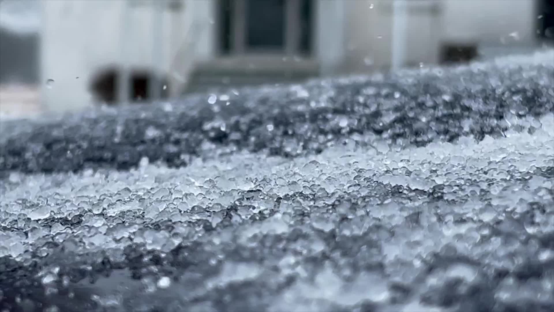  Sleet Falls In Alabama During Winter Storm Heather