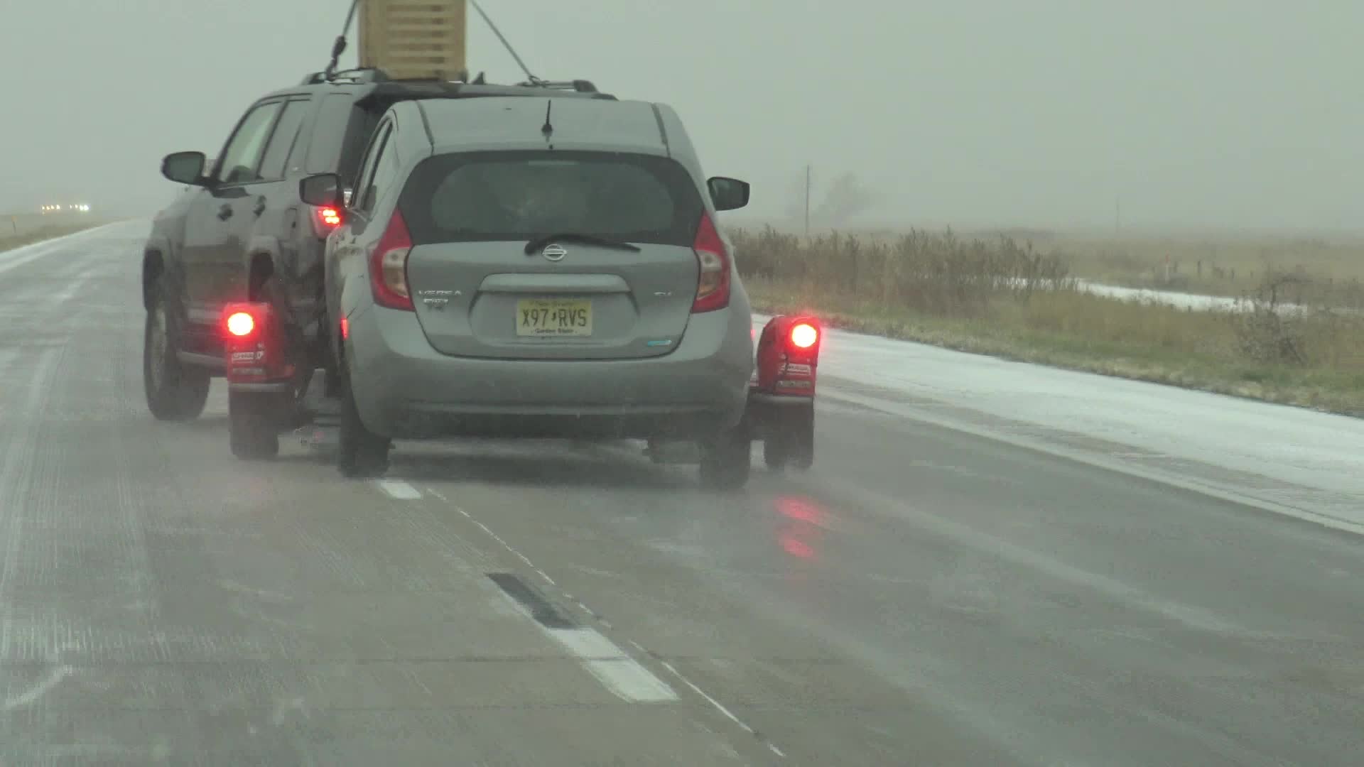 Slippery Roads Too Much For This Driver In Nebraska