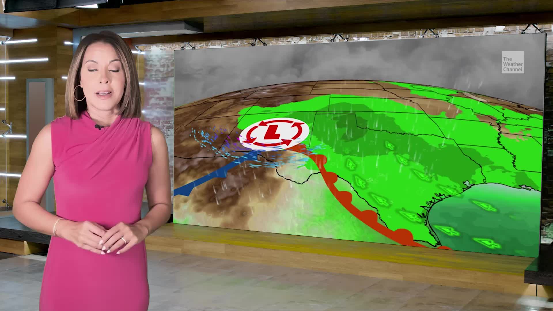 Slow-Moving System Spreads Rain Across The South