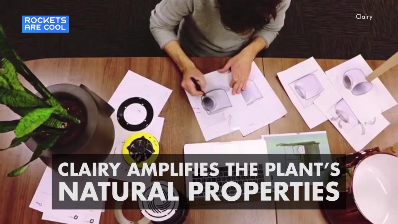 Smart Air Purifier is Powered by Plants