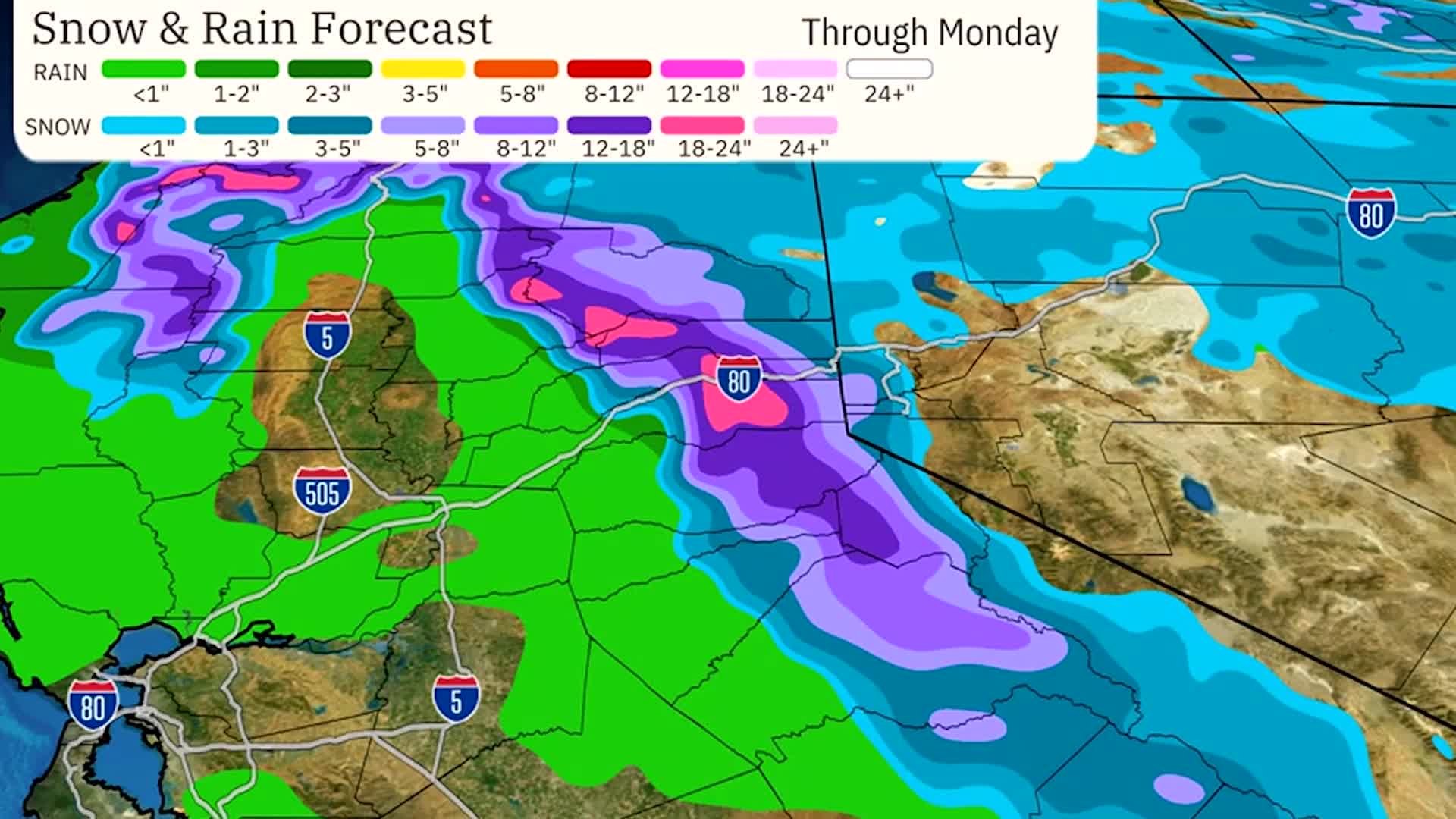 Snow Continues To Pile Up In The Sierra