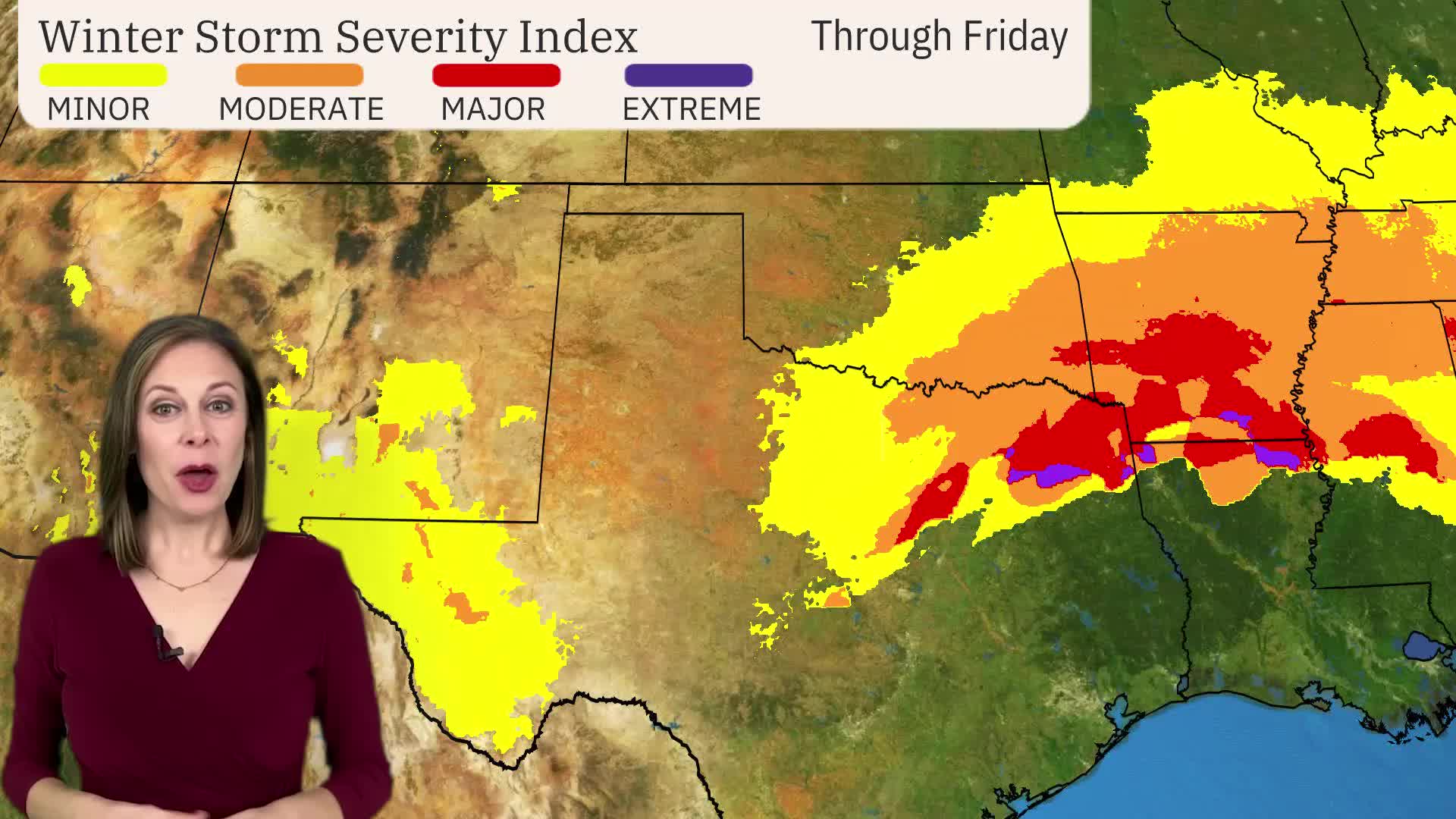 Snow, Ice Forecast For Dallas, Fort Worth Thursday