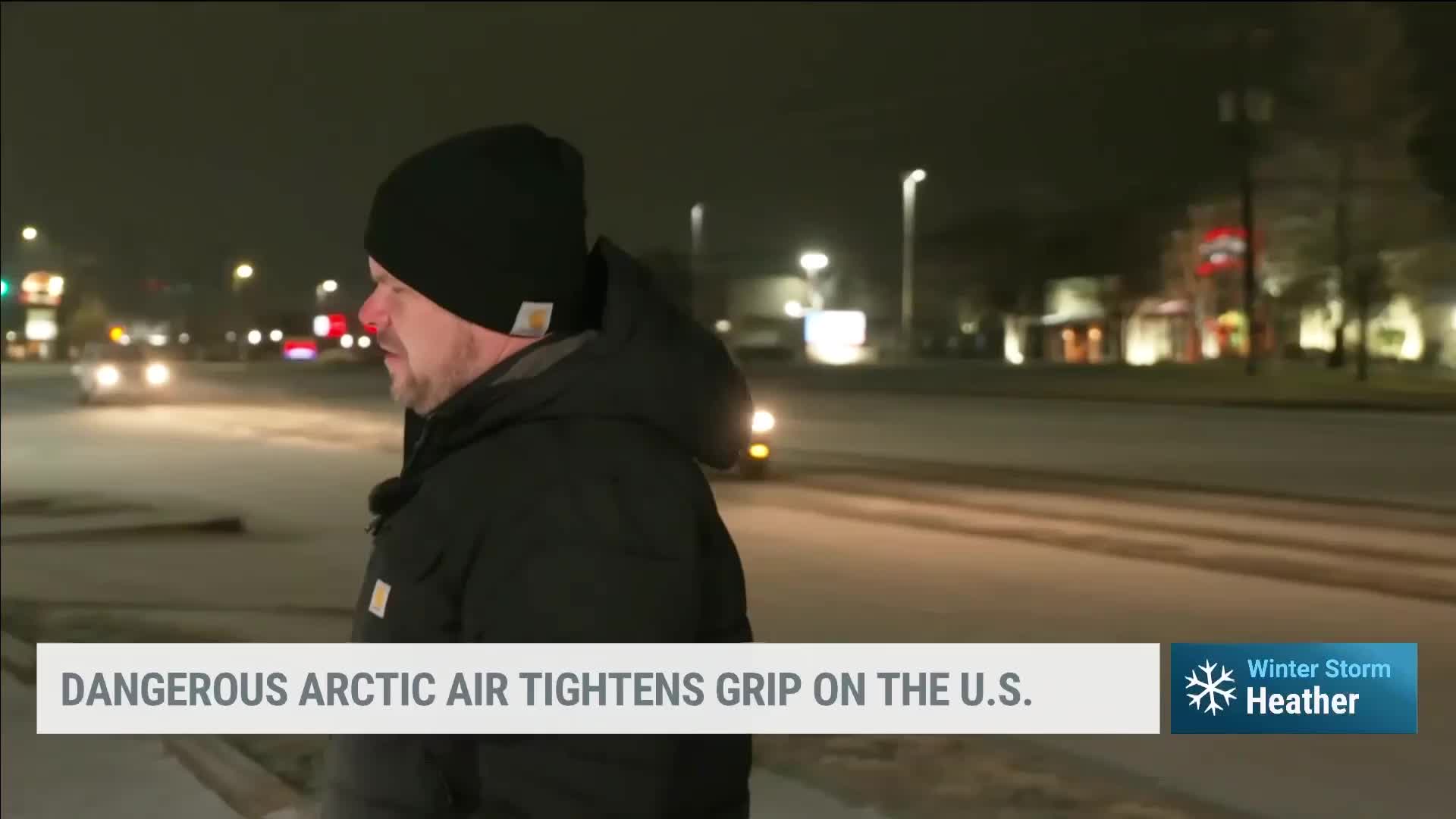 Snow, Ice Spotted In Tyler, Texas