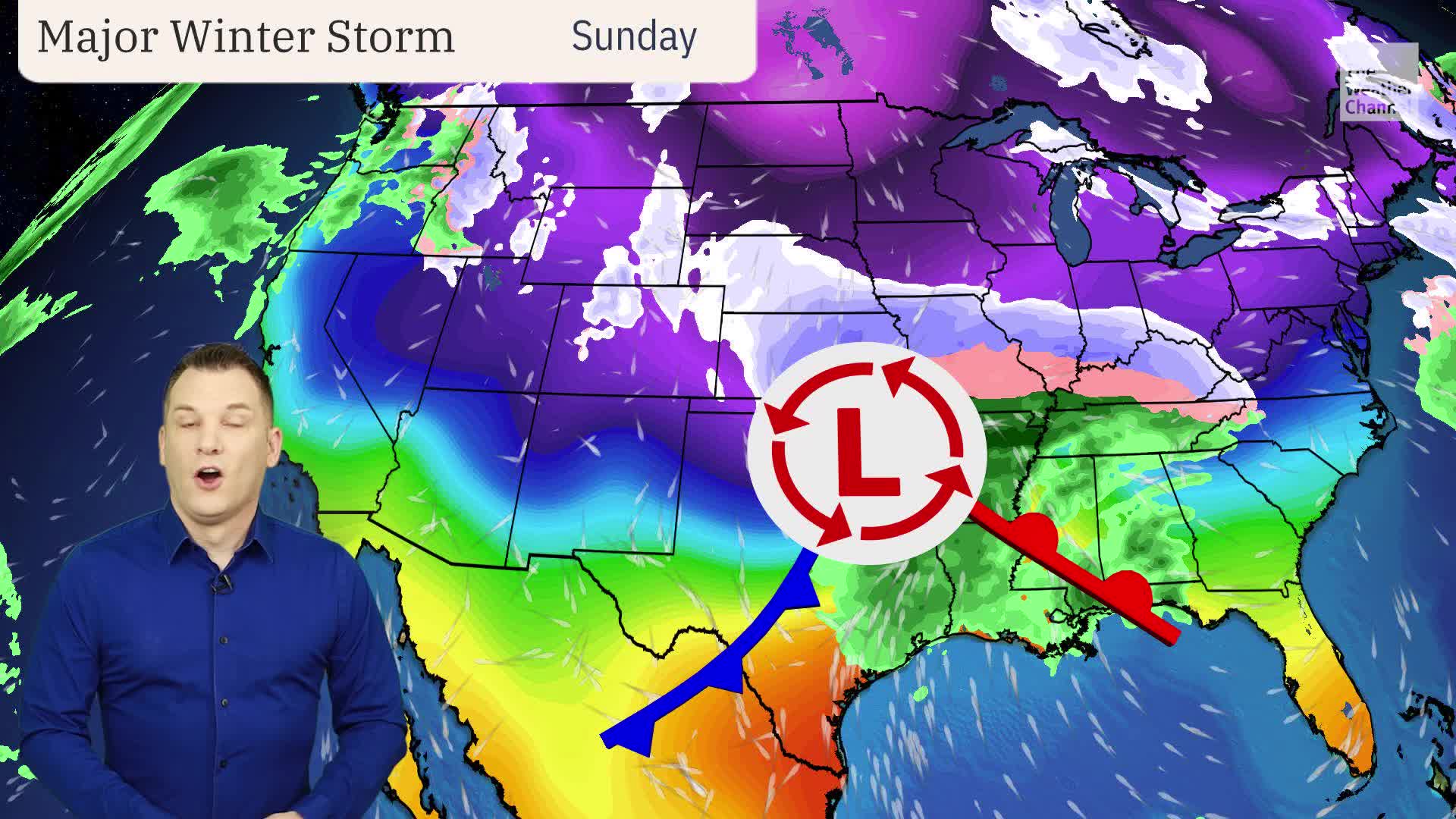 Snow, Ice Threat From Big Winter Storm For Central, East US