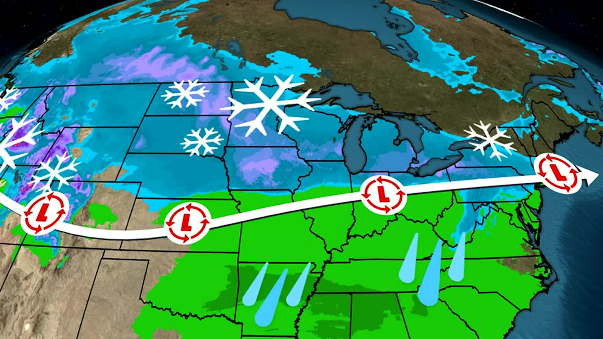 Snowstorm Could Impact Commutes In Major Cities As Workweek Comes To Close