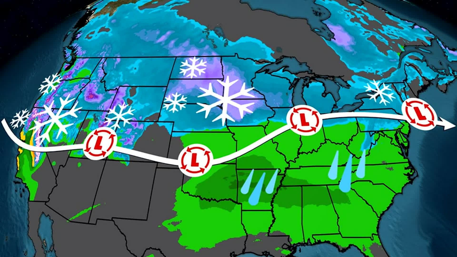 Snowstorm Will Blanket A Broad Area From Northern Plains To Parts Of Northeast