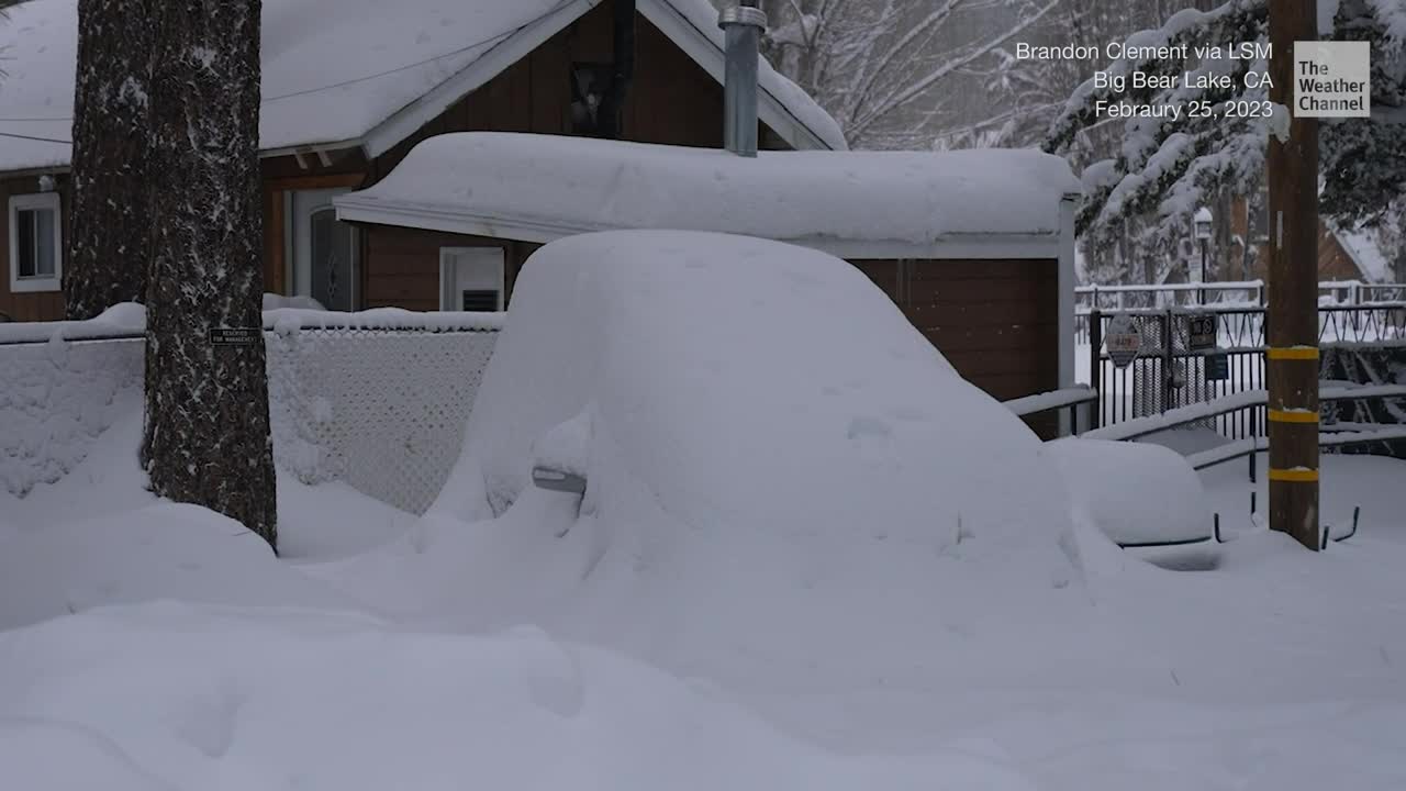 Snowy, Wet, Flooded California Dealing With Impacts From Recent Winter Storm