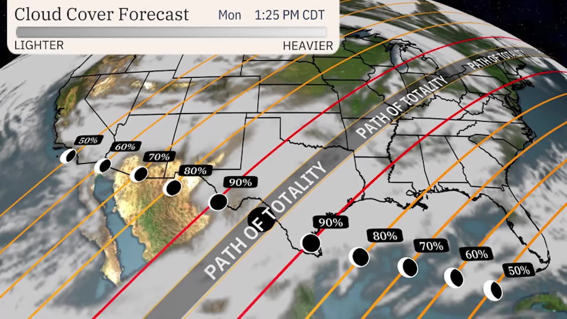 Solar Eclipse Forecast: Where Viewing Could Be Difficult