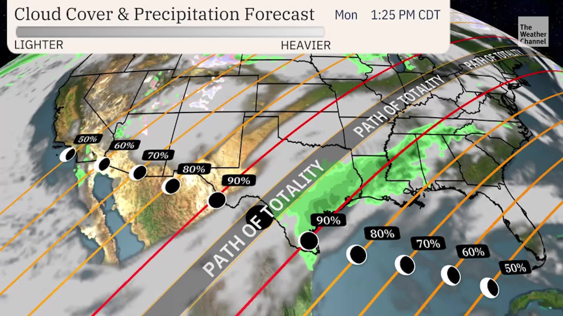Solar Eclipse Forecast: Where Viewing Could Be Difficult