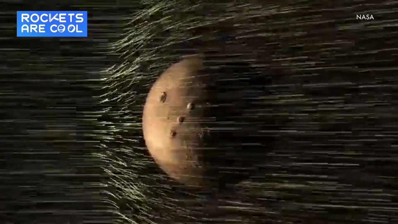 Solar Wind Strips Martian Atmosphere