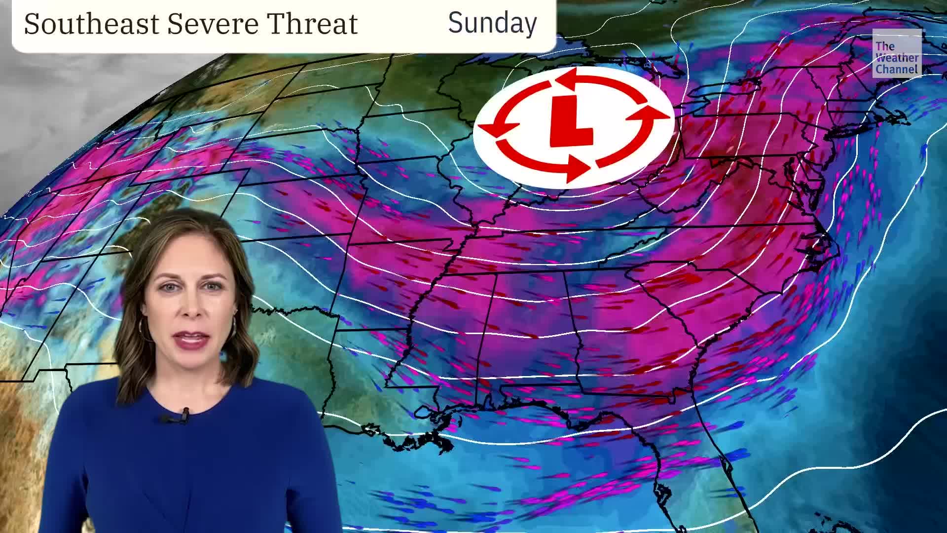 South: Dangerous Severe Weather Threat Overnight Into Sunday