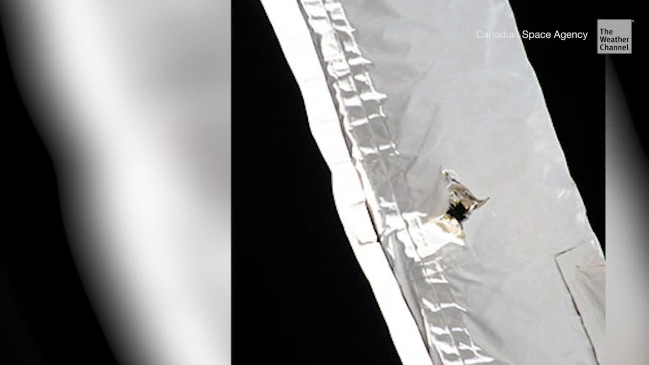 Space Junk Slams Into ISS