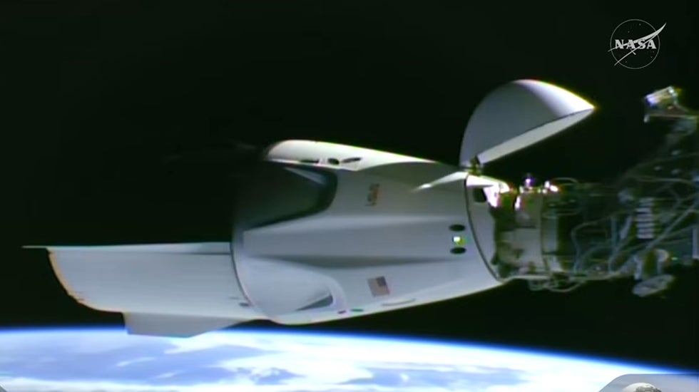 SpaceX sets speed record in latest trip to space station