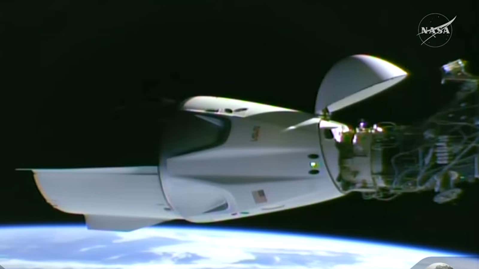 SpaceX sets speed record in latest trip to space station