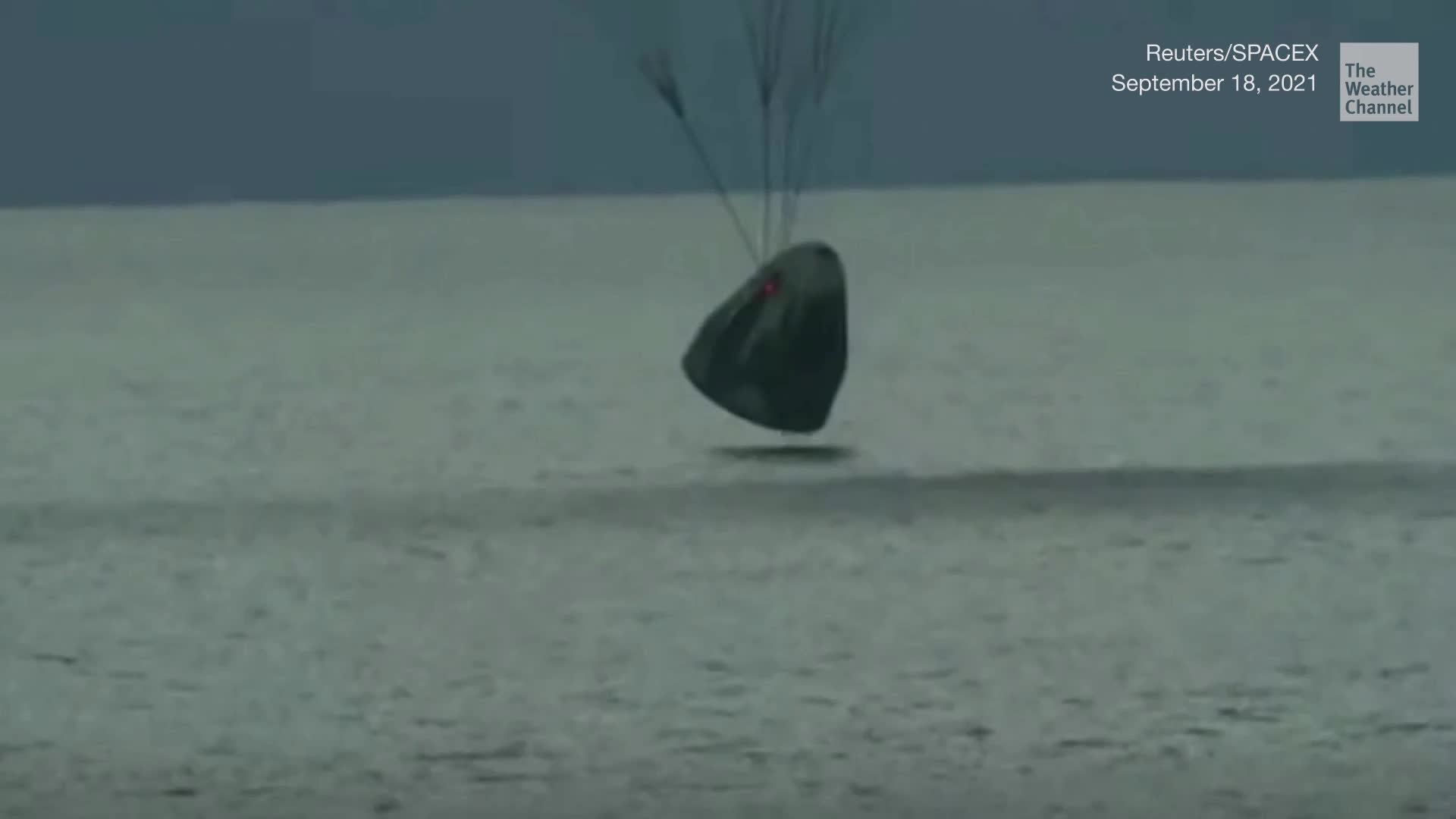 SpaceX Civilians Return from Orbit