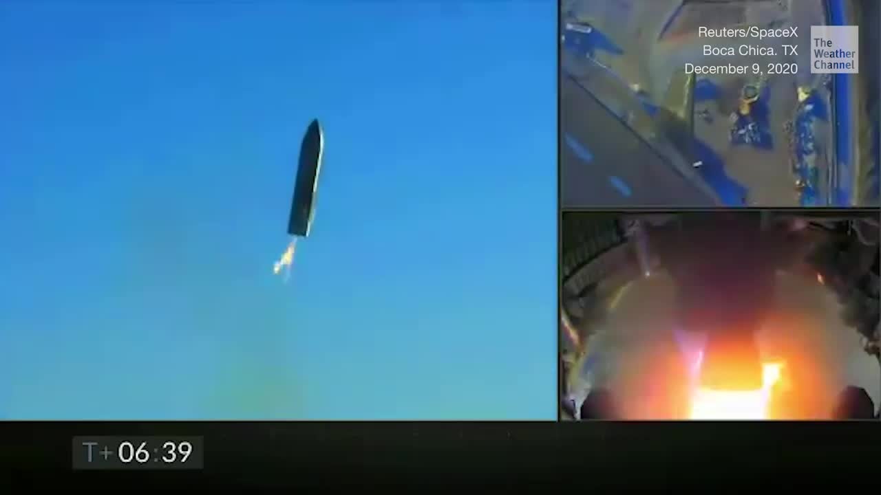 SpaceX Ship Explodes During Test