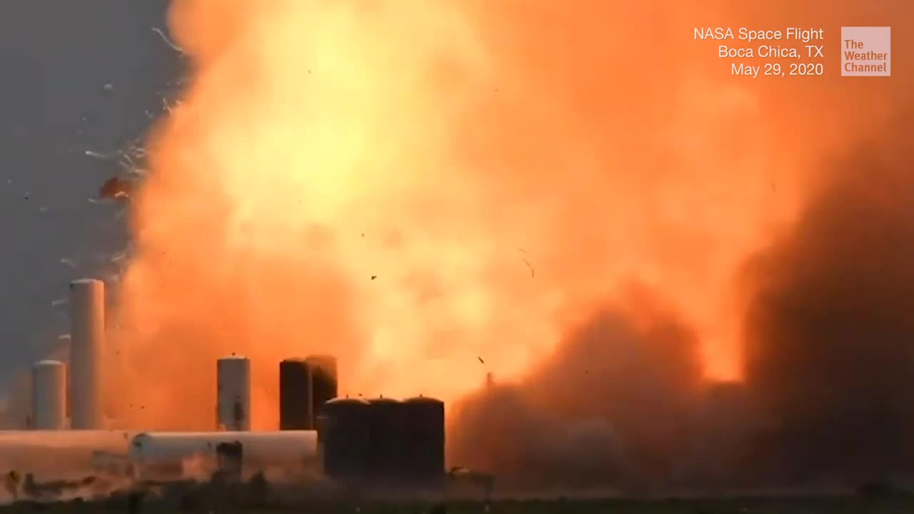 SpaceX Starship SN4 Explodes During Testing