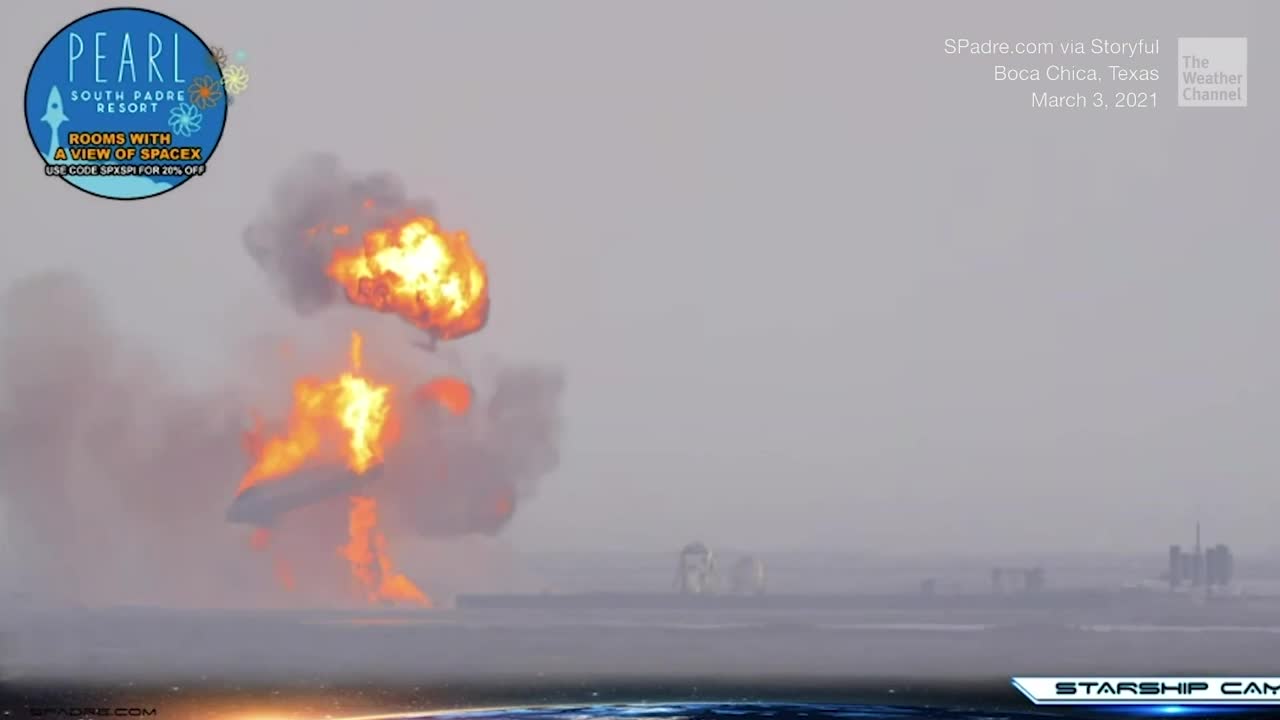 SpaceX’s Starship Test Run Ends with Stunning Explosion