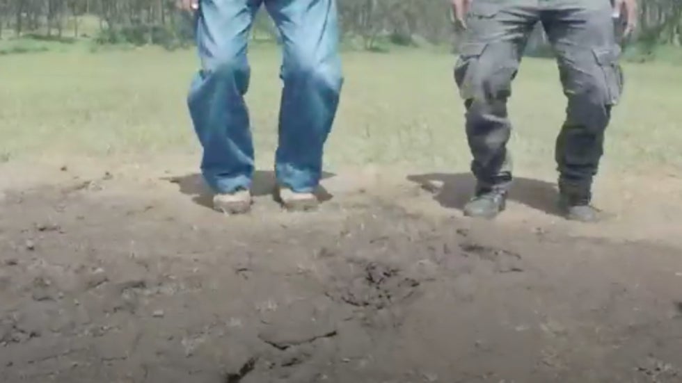 Spongy Indian Earth Bounces Like a Trampoline