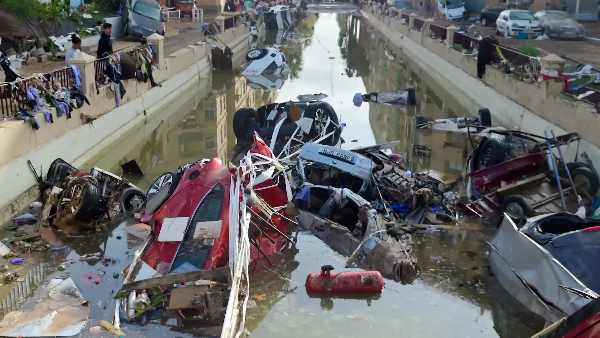 Storm Cut Off From The Jet Stream Known As DANA Floods Spain