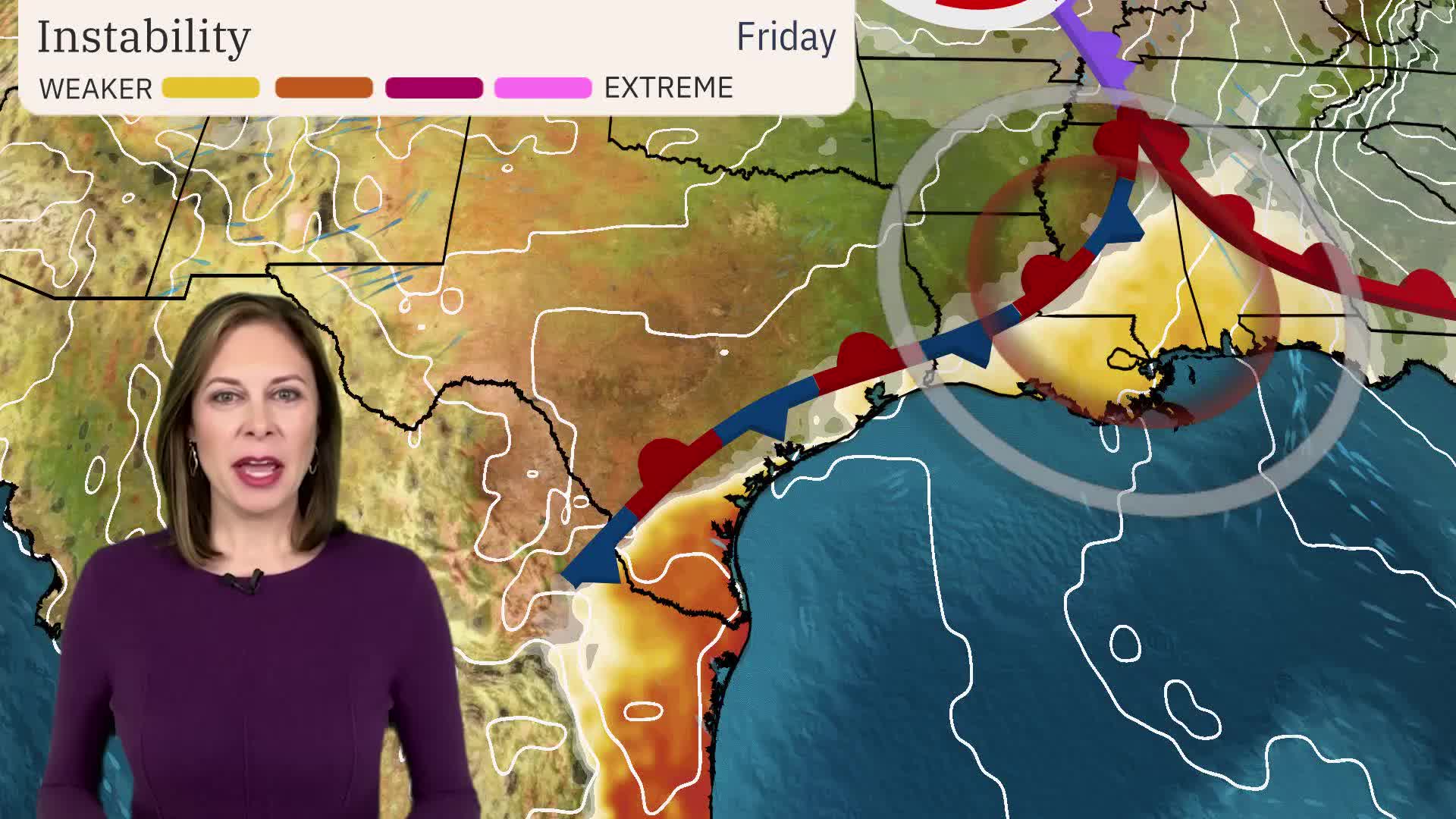 Storm To Bring Severe Threat, Heavy Rain Through The Weekend