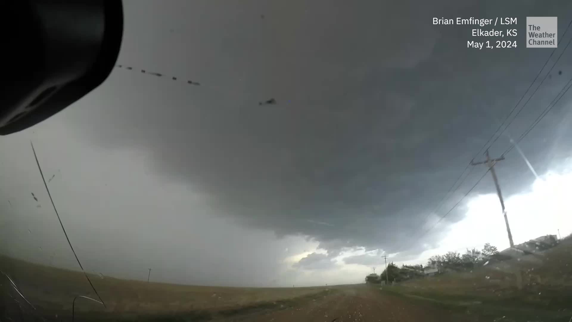 Storms Produce Window-Smashing Hailstones In Kansas Plains
