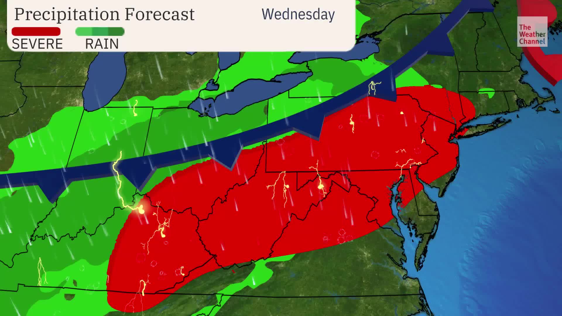 Storms Soak The Northeast Today; More To Come This Weekend
