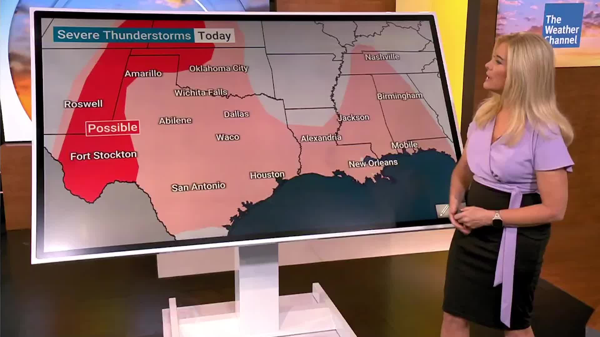 Stormy Saturday In Parts Of The South