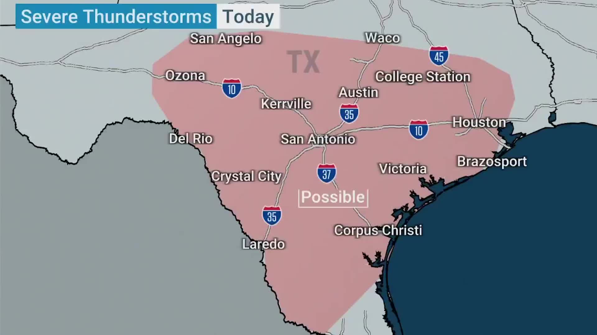 Stormy Weekend For The South