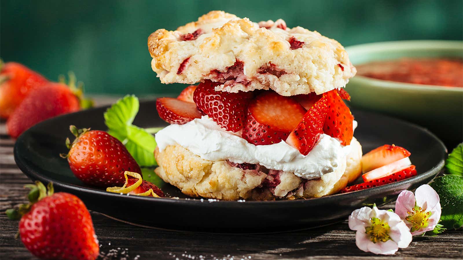 Strawberry moon shortcake = peak summer deliciousness