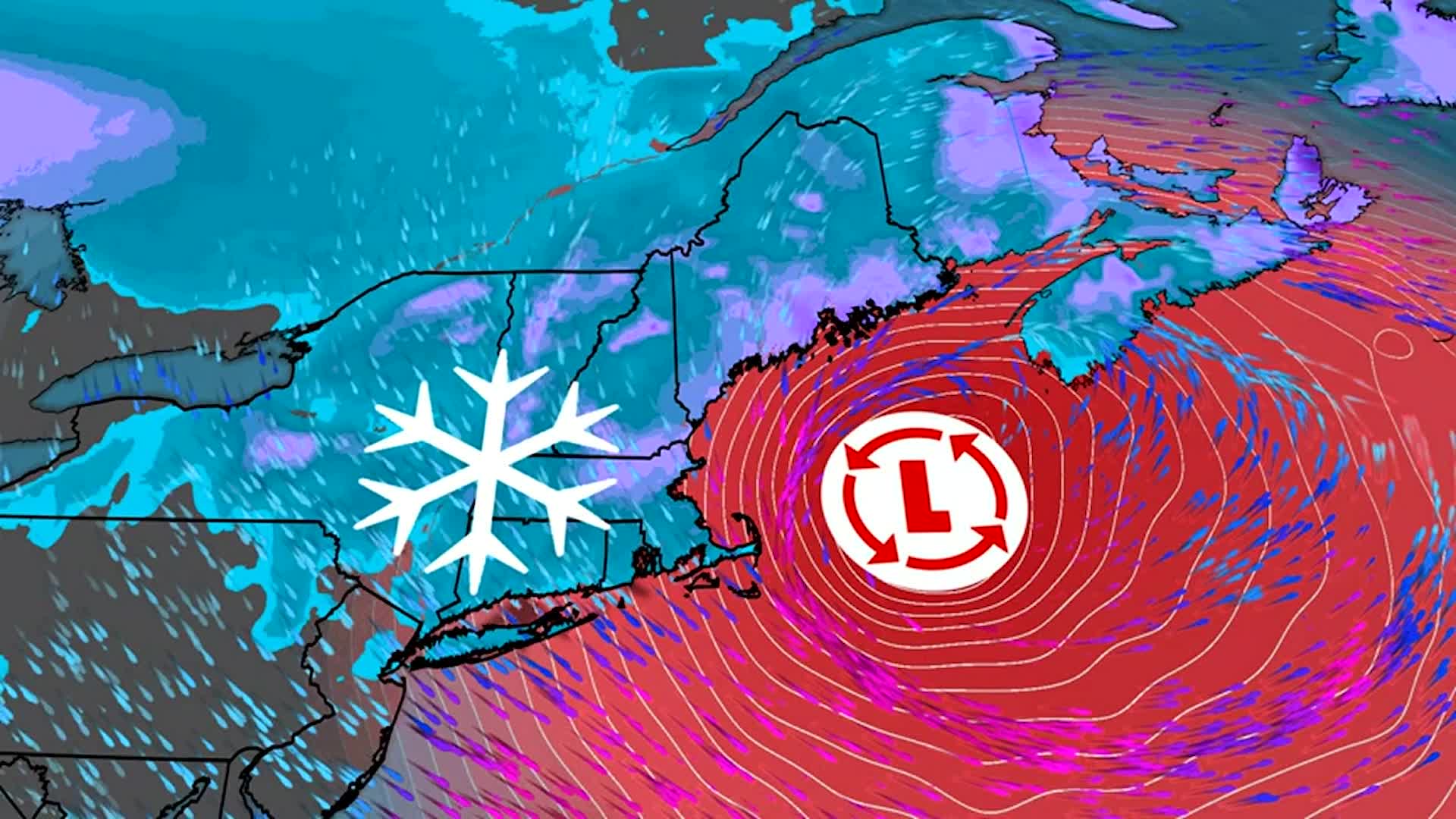 Strong Nor'easter Bringing Heavy, Wet Snow And Damaging Winds