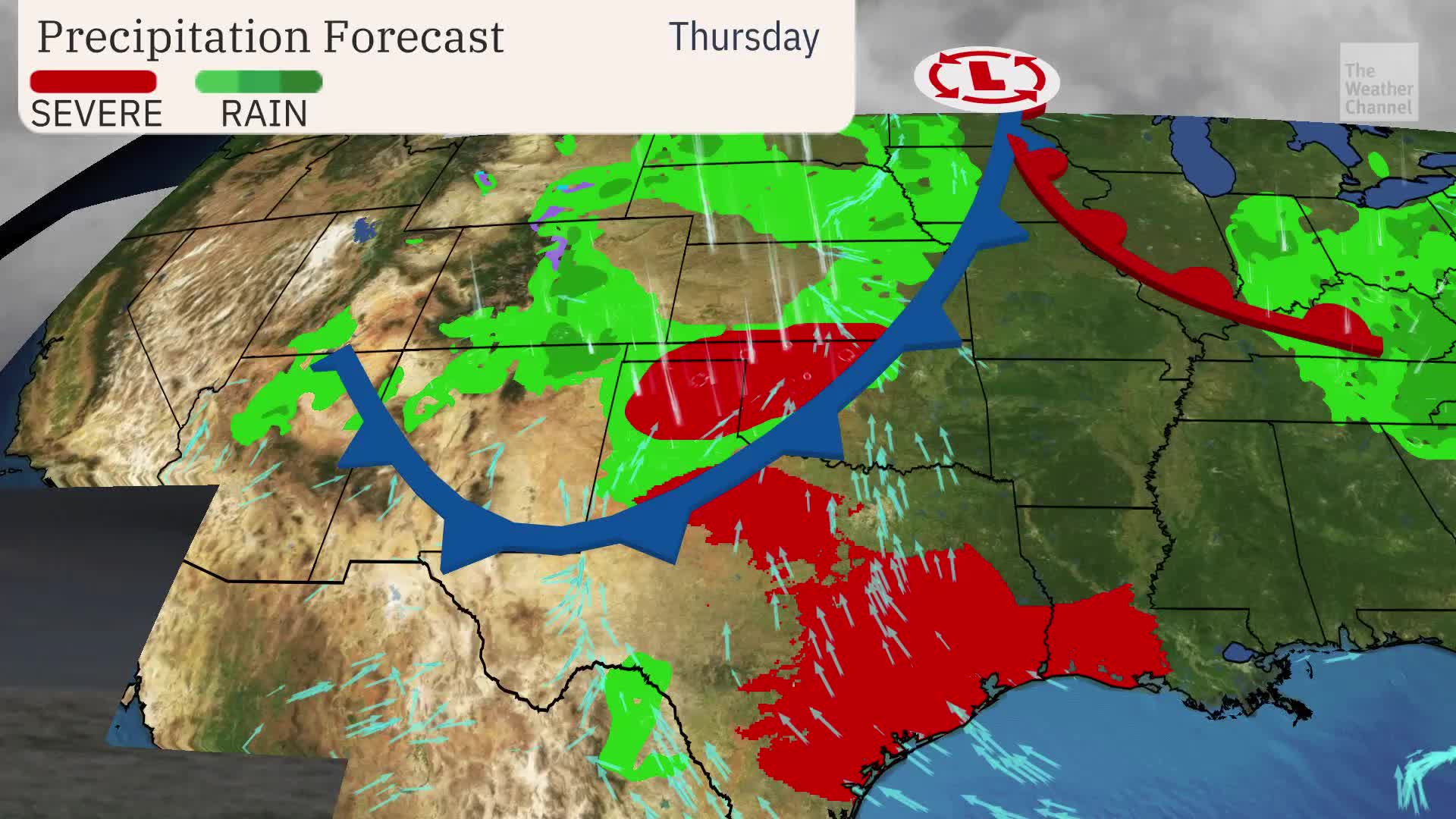 Strong Storms Bring Late-Week Flood Concerns To The South