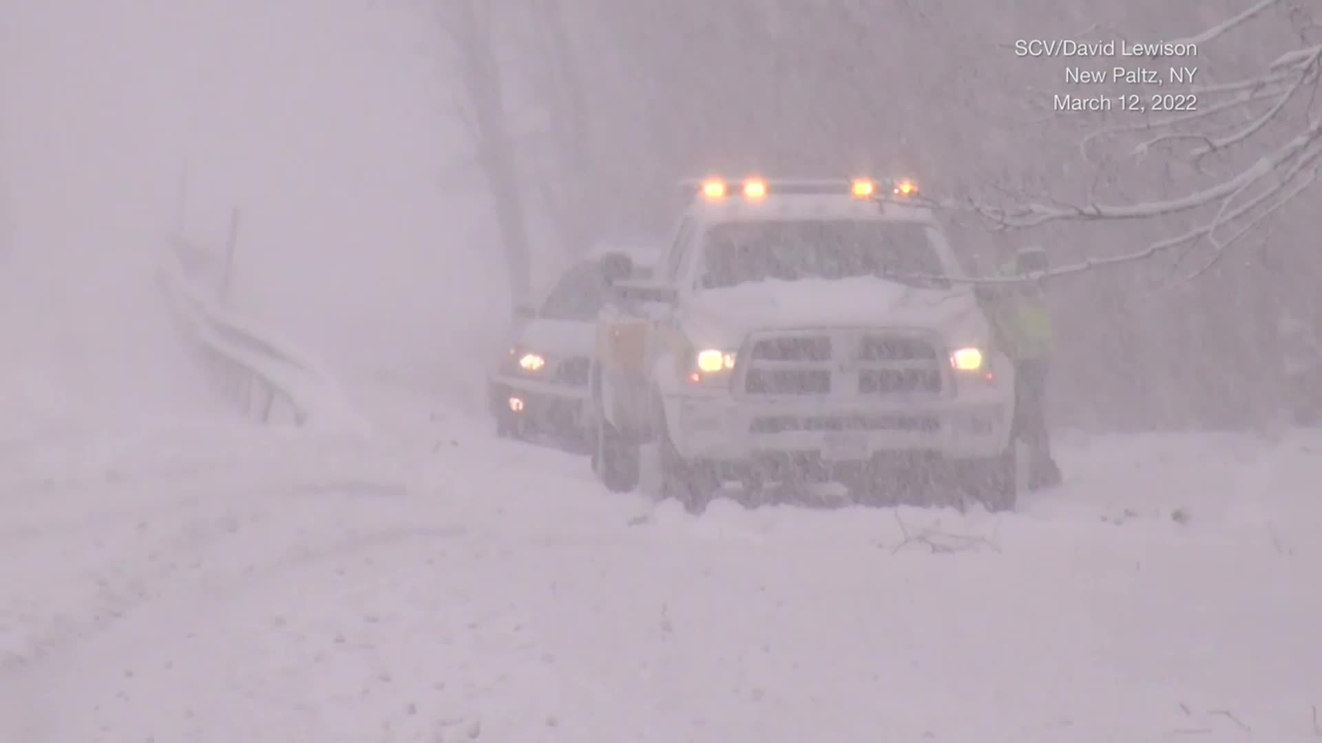 Strong Winds from Winter Storm Leaving Behind Lots of Damage