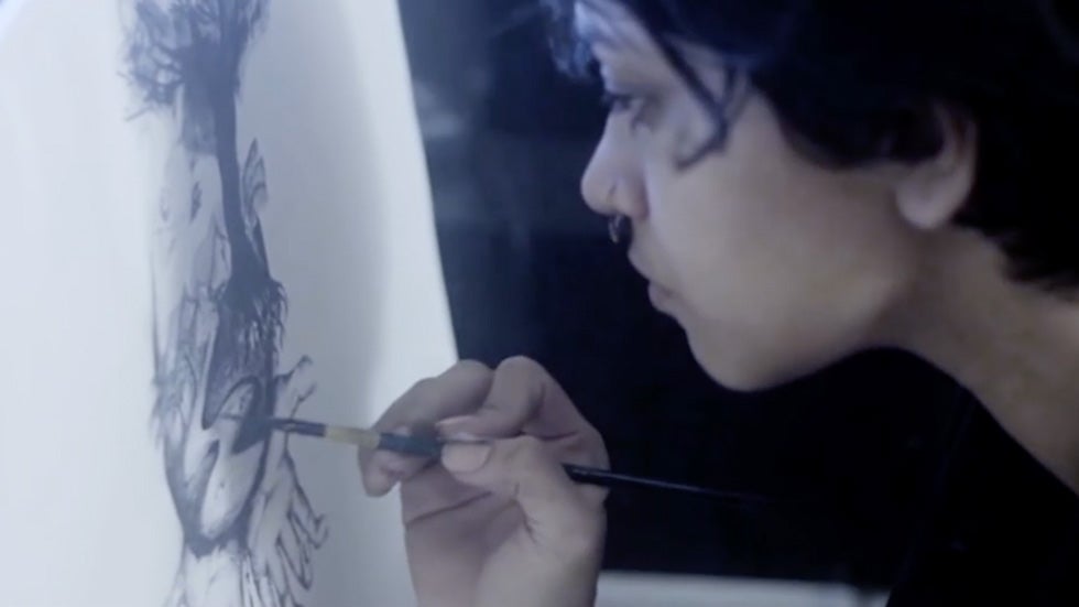 Students Make Ink from Air Pollution