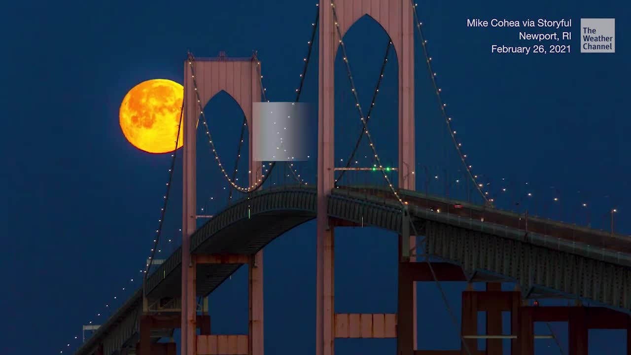Stunning Images of Full Snow Moon