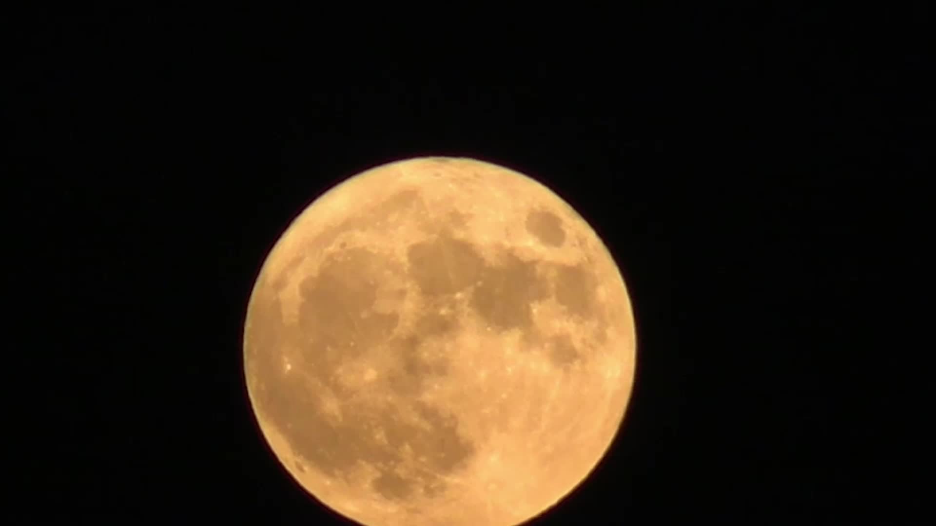 Super Blue Moon Dazzles In The Night Sky
