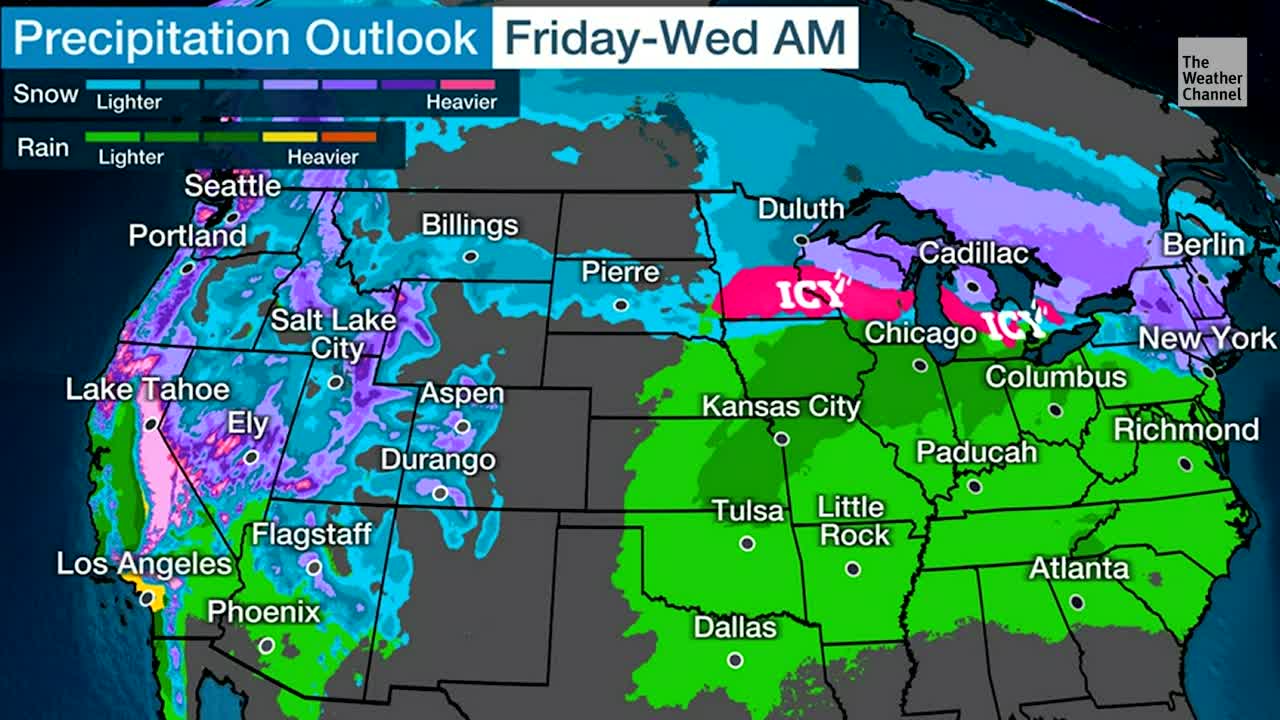 System To Bring Snow, Ice, And Severe Into Next Week