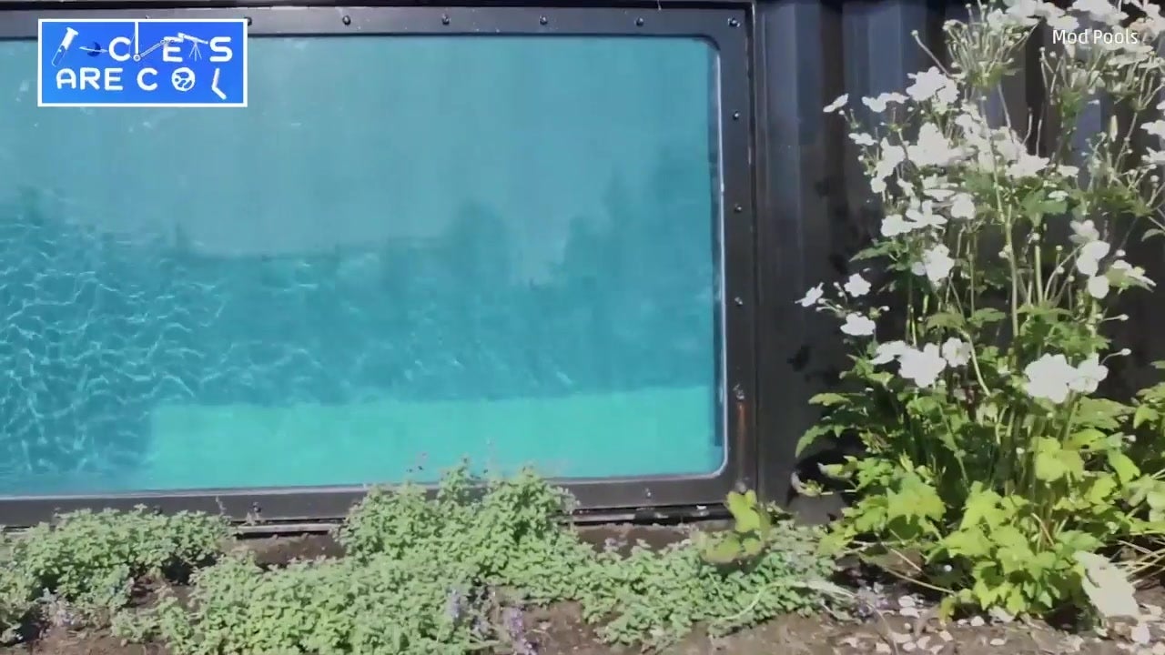 Take a Dip in Recycled Shipping Containers