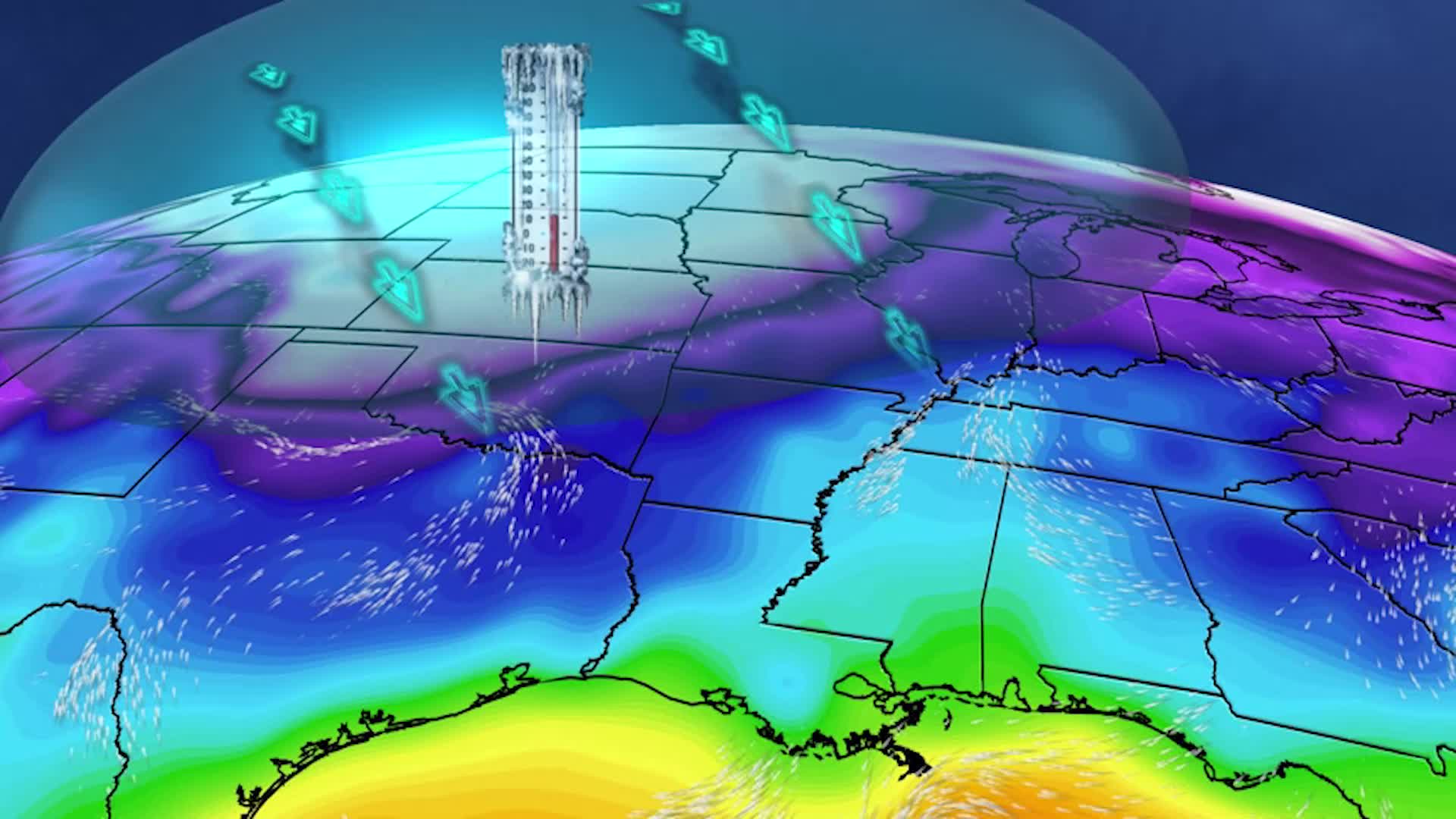 Temperatures Plunge As Arctic Air Pours South