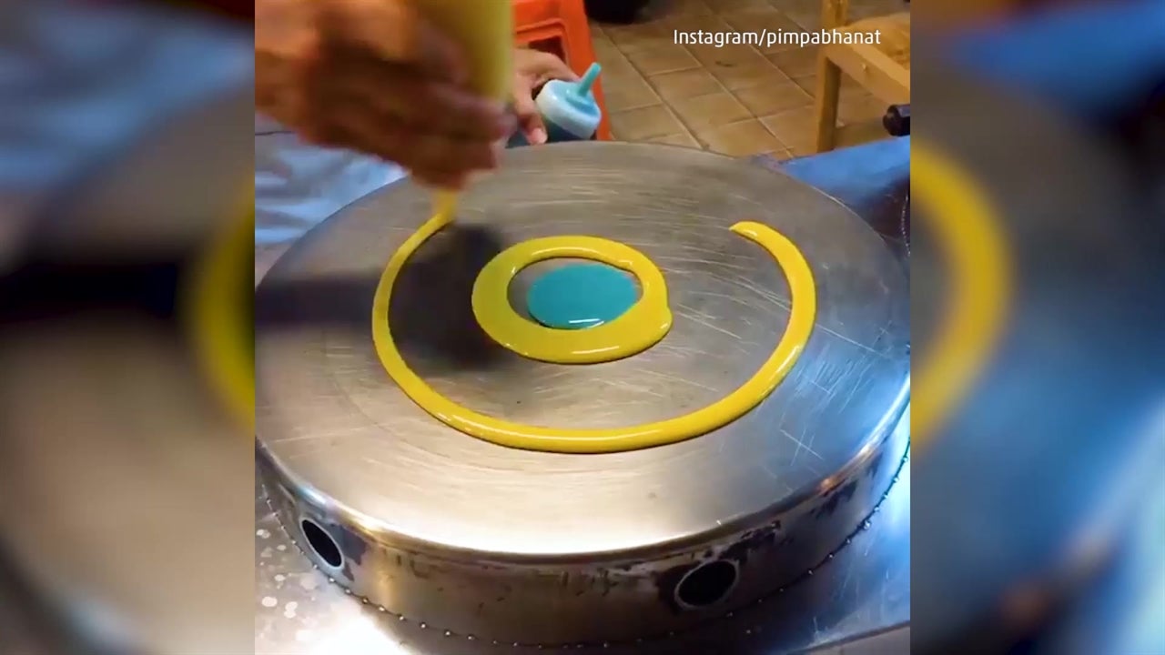 Thailand Secret Rainbow Crepes