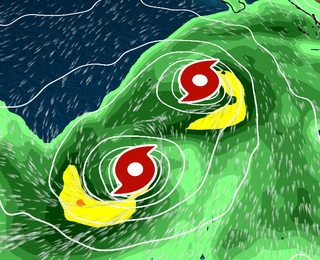 The Fujiwhara Effect May Happen With Two Tropical Storms