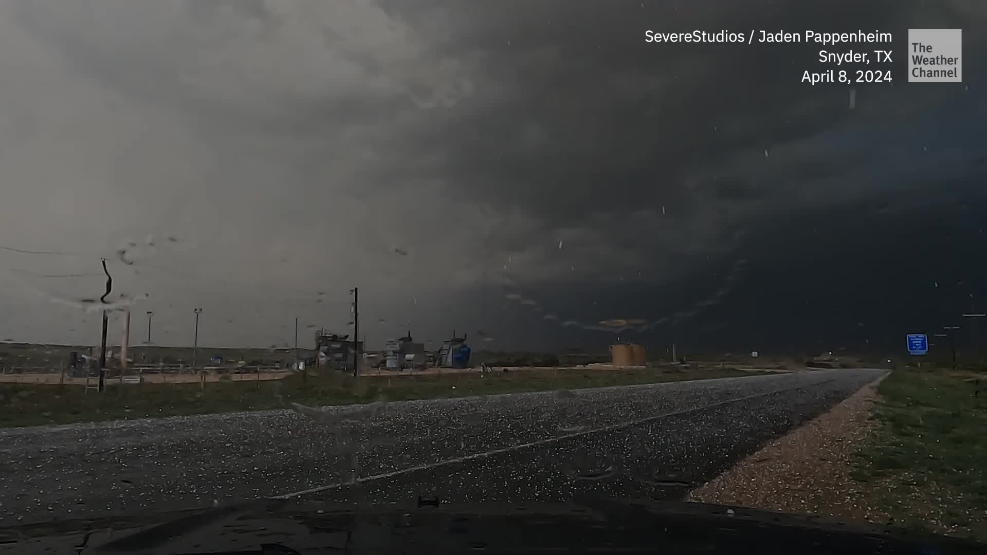 'There Goes The Window!' Powerful Storms Hammer Texas