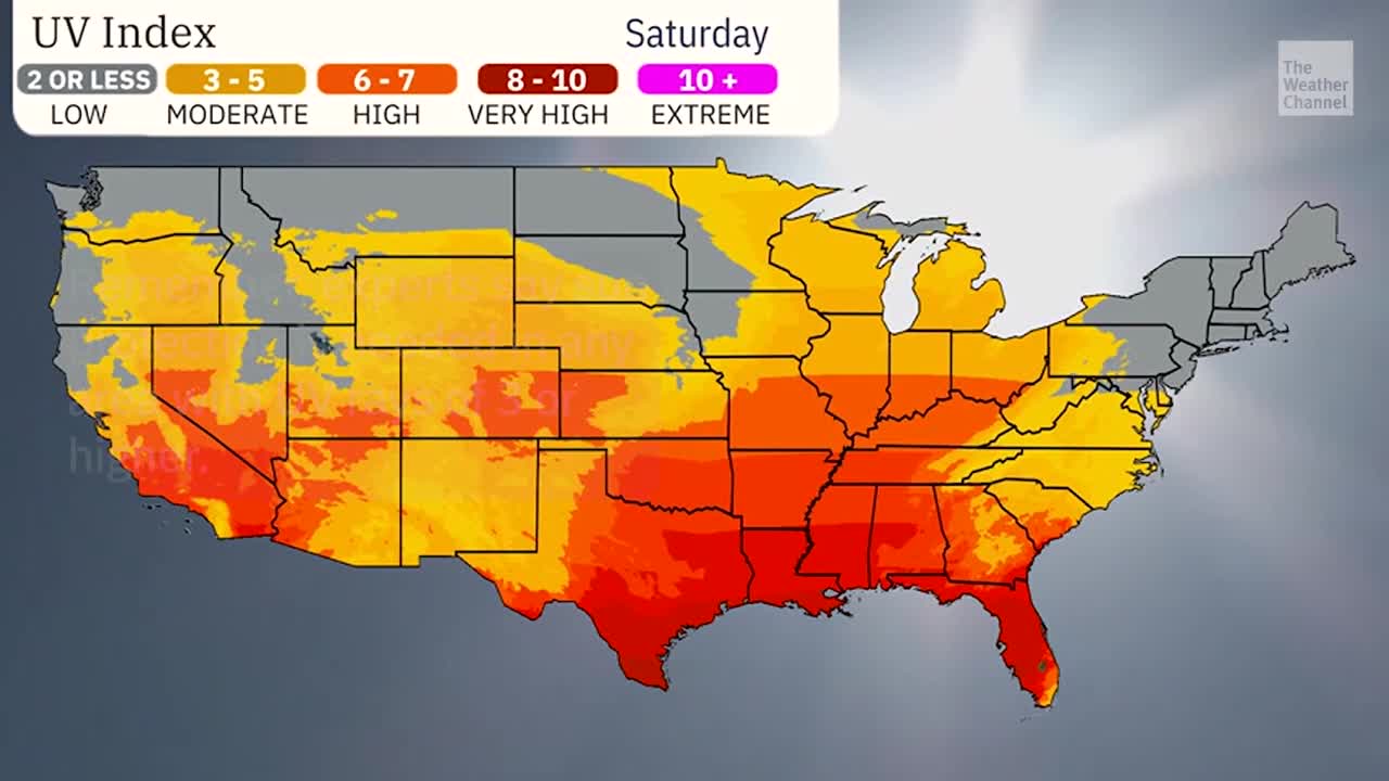 These Cities Will Have The Strongest UV Rays This Weekend