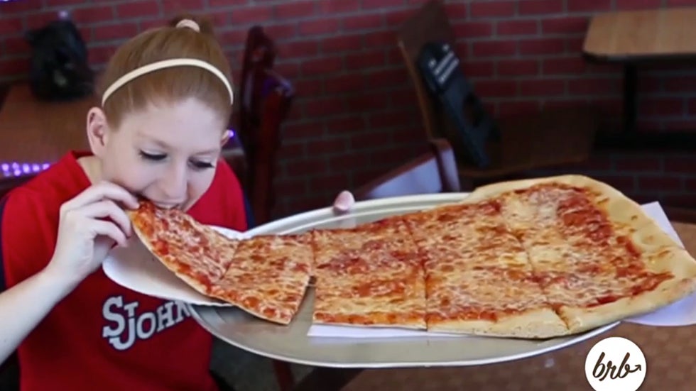 This is the Biggest Slice of Pizza Ever