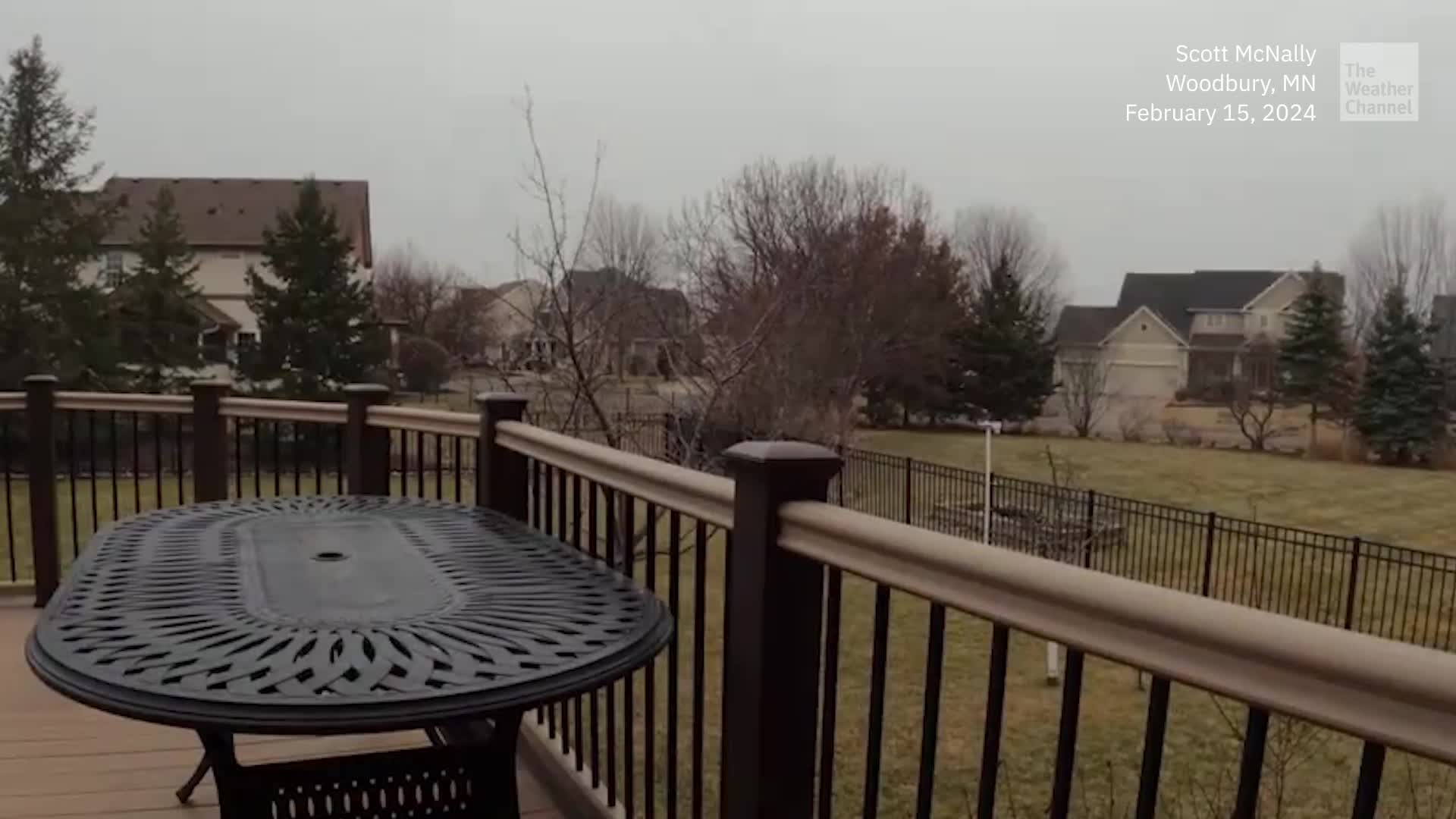 Timelapse Shows Snow Pile Up, Quickly Melt