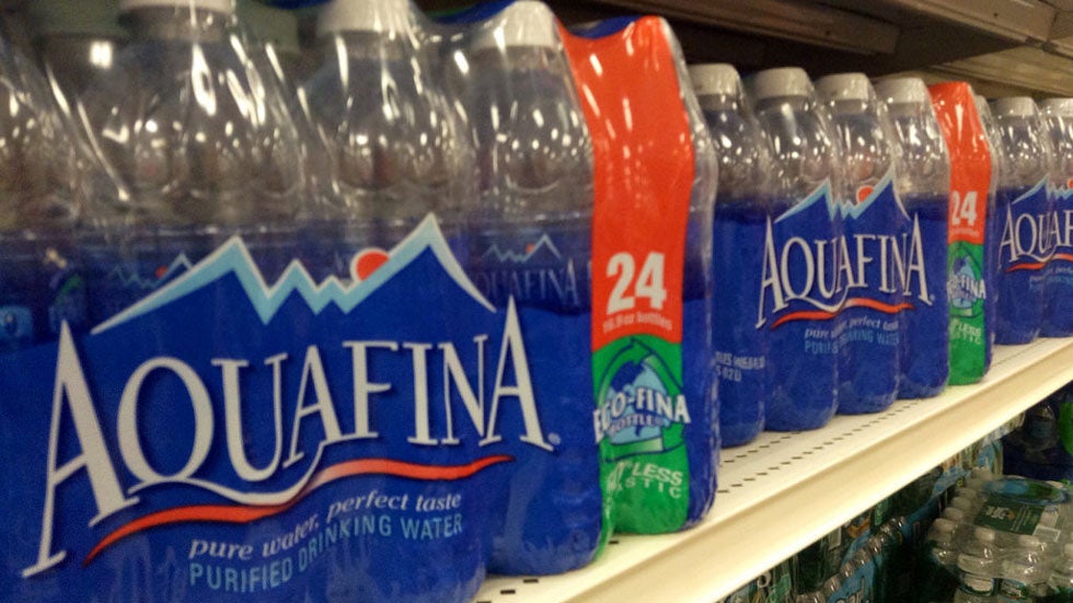 Tiny Bits of Plastic Found in Bottled Water
