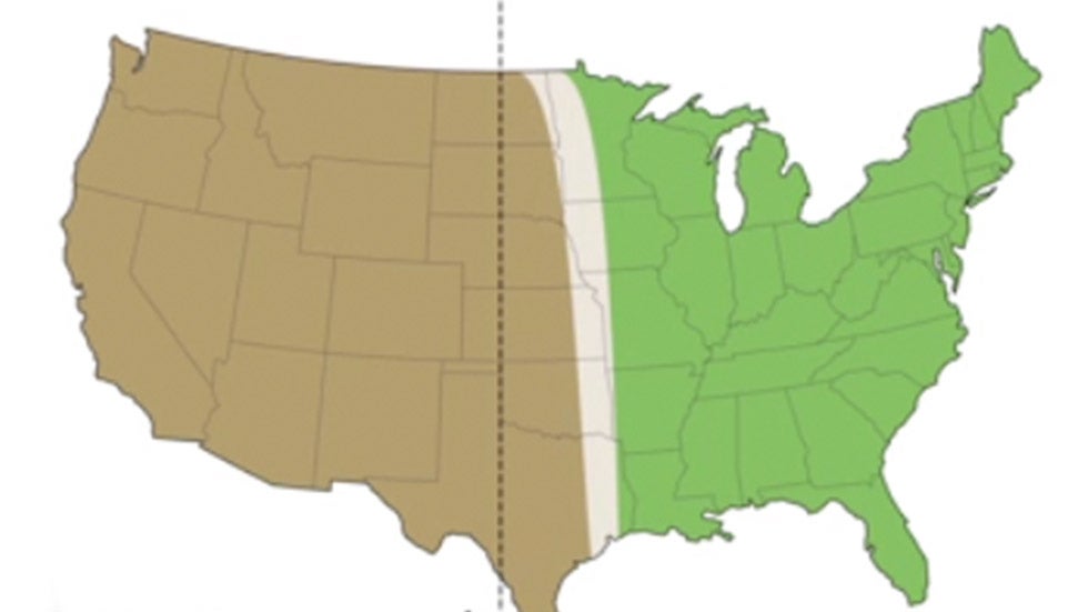Tornado Alley and Deserts Have Shifted East in U.S.