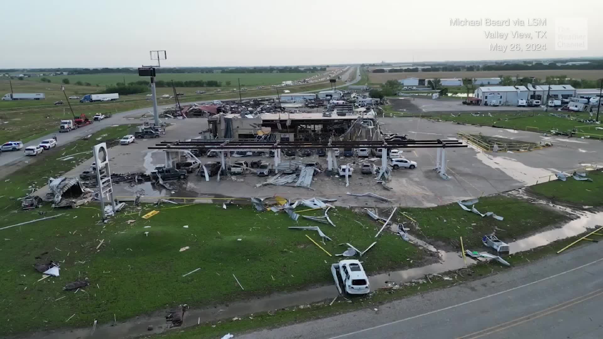 Tornado Destroys Texas Gas Station Filled With People
