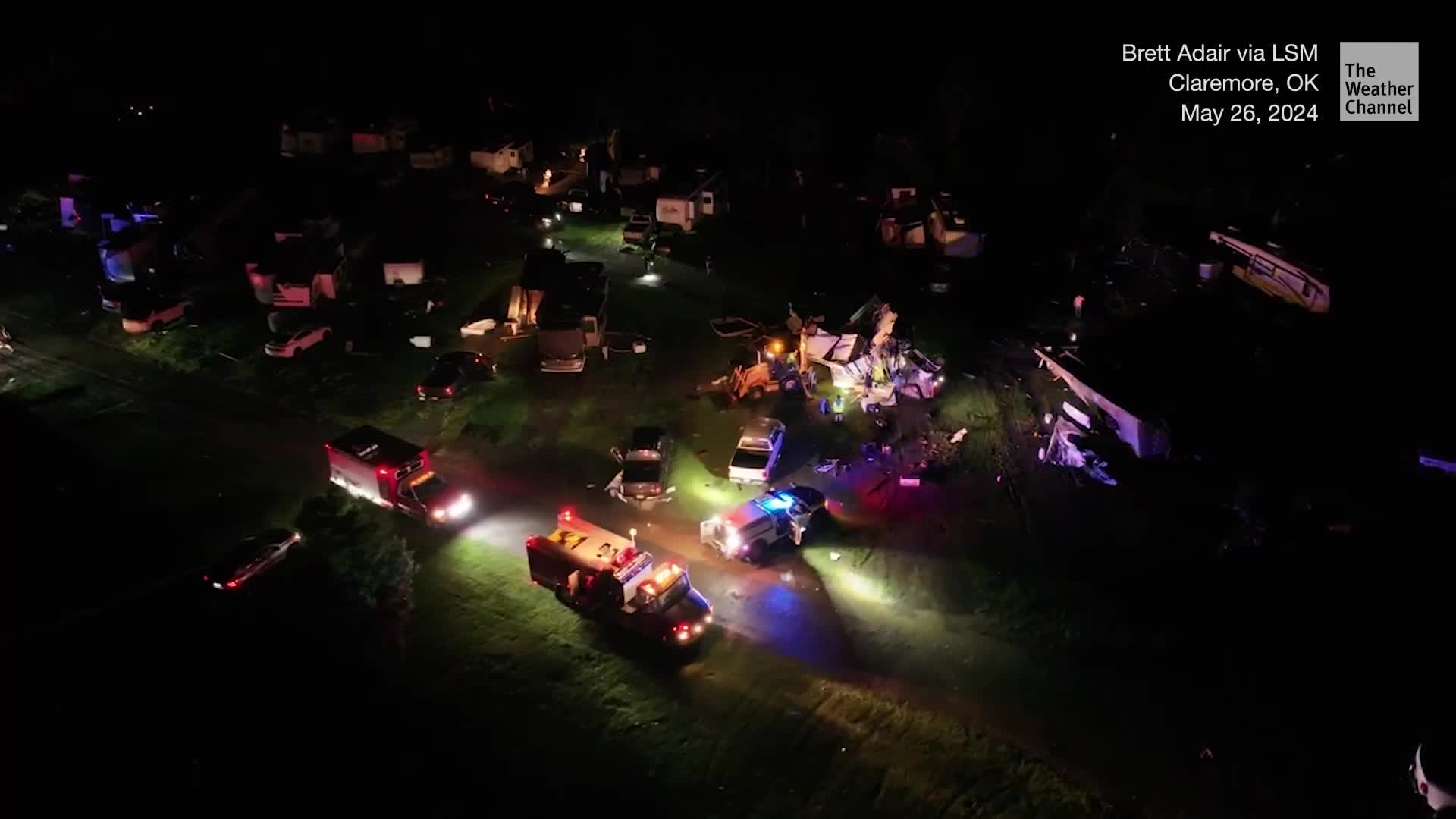 Tornado Devastates Oklahoma Campground