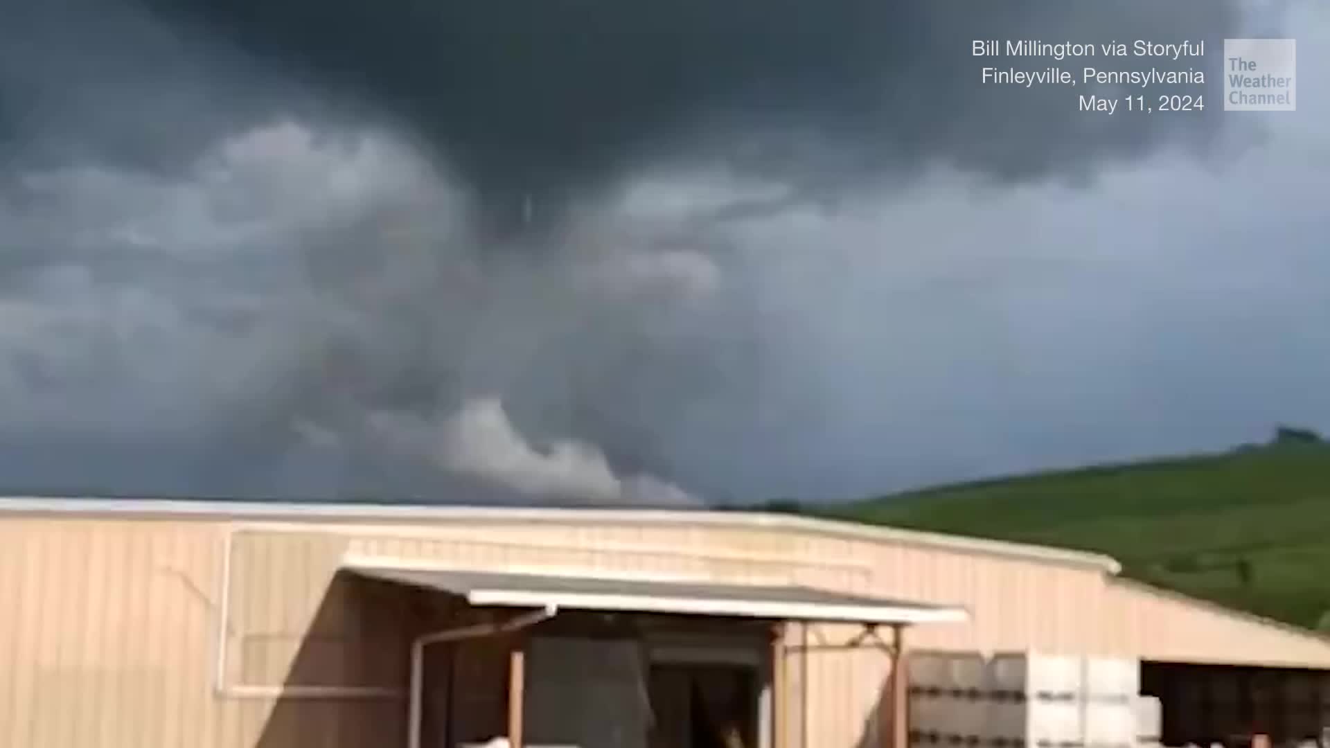 Tornado Hits Pennsylvania Town During Church Service